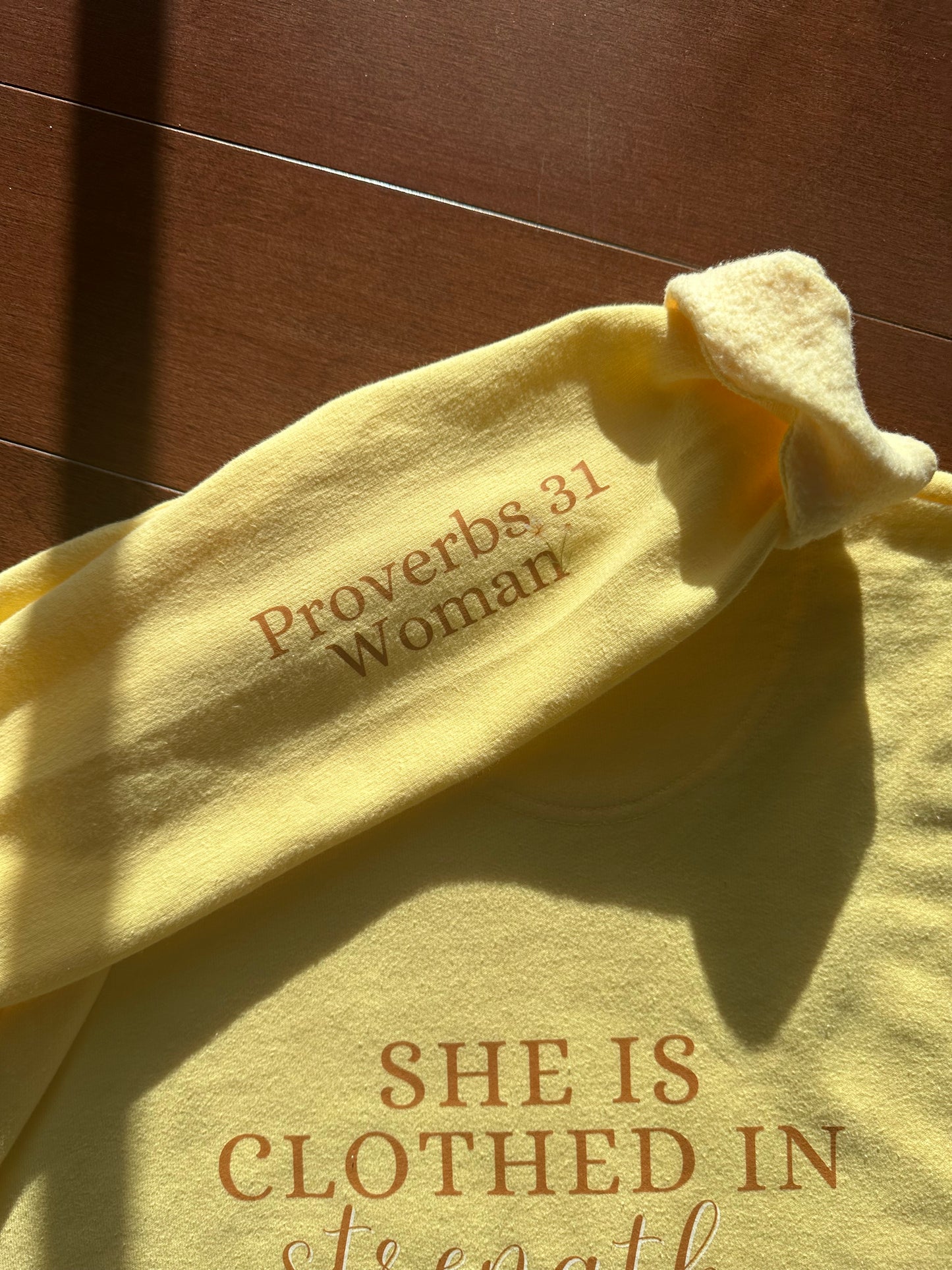 Proverbs 31:25 Crewneck