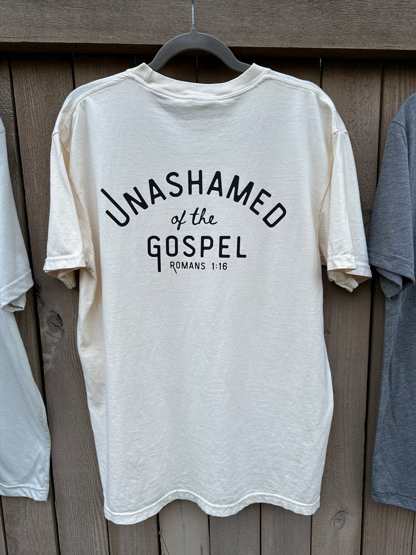 Unashamed of the Gospel Comfort Colors Tee