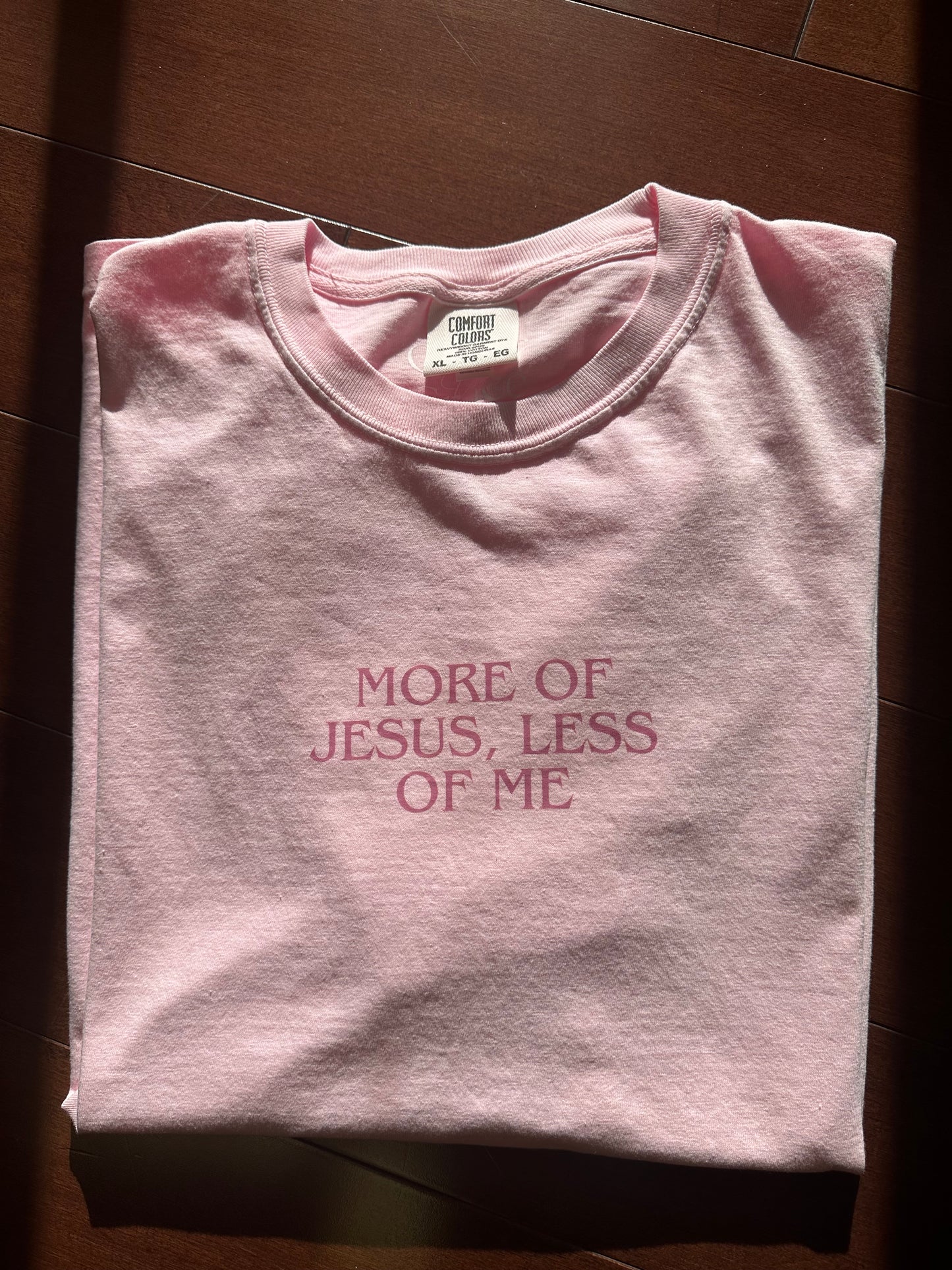More Of Jesus, Less Of Me