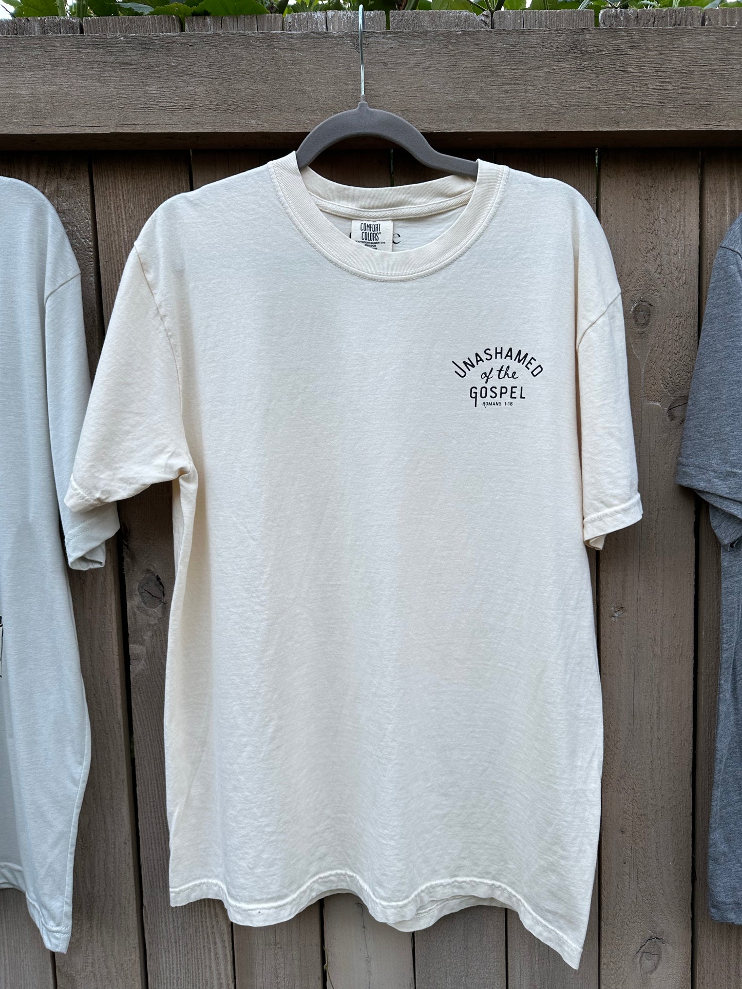 Unashamed of the Gospel Comfort Colors Tee