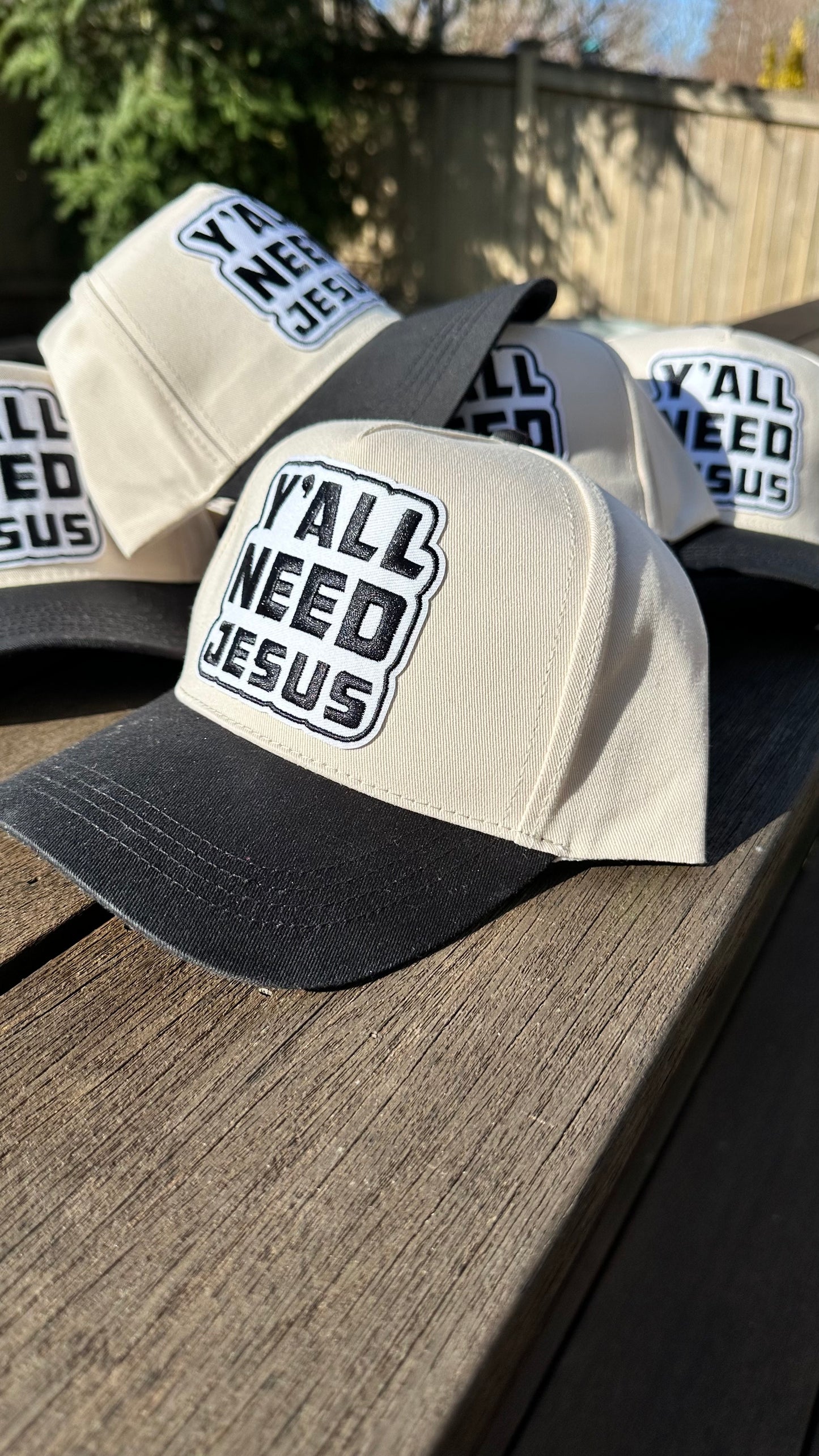 Y’ALL NEED JESUS TRUCKER HAT
