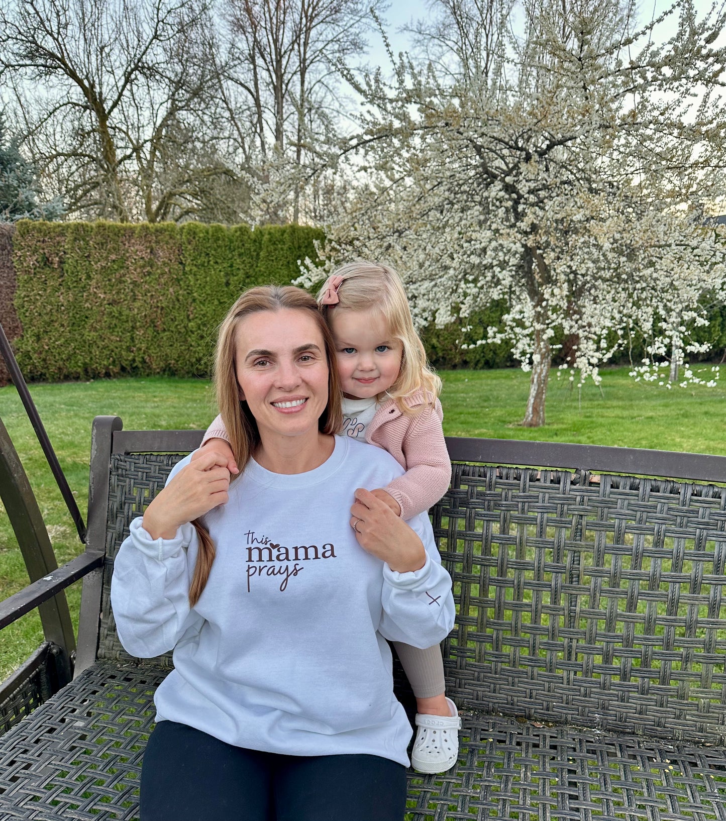 This Mama Prays Crewneck