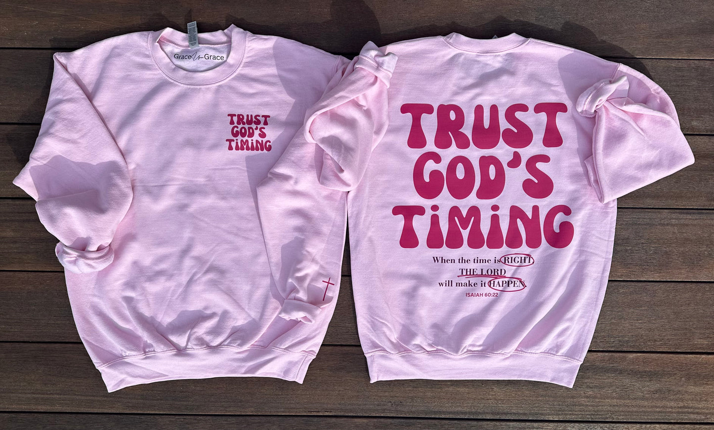 Trust God's Timing Crewneck