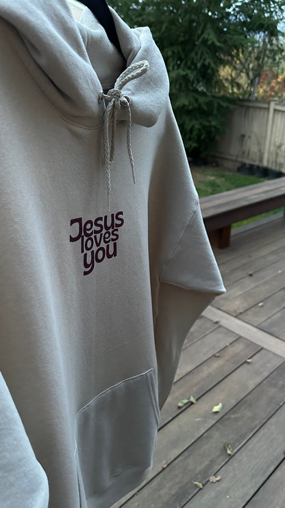 Jesus loves you hoodie