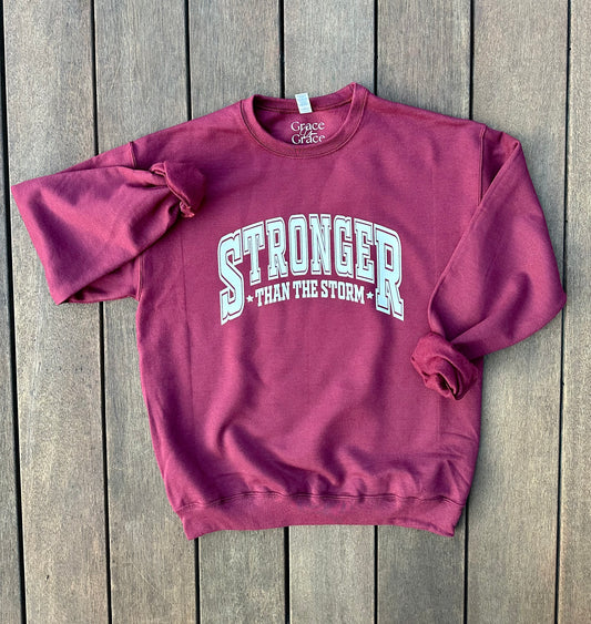 Stronger Than The Storm Crewneck