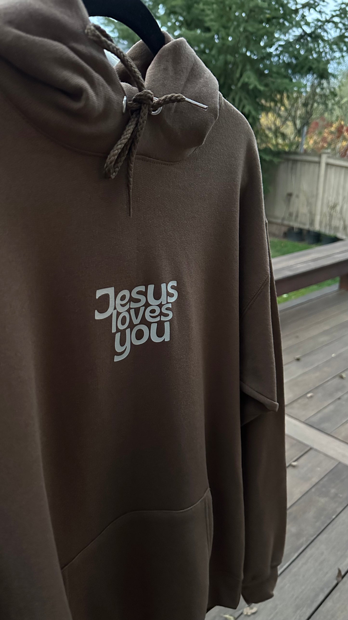 Jesus loves you hoodie