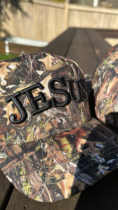 JESUS Camo Trucker Hat