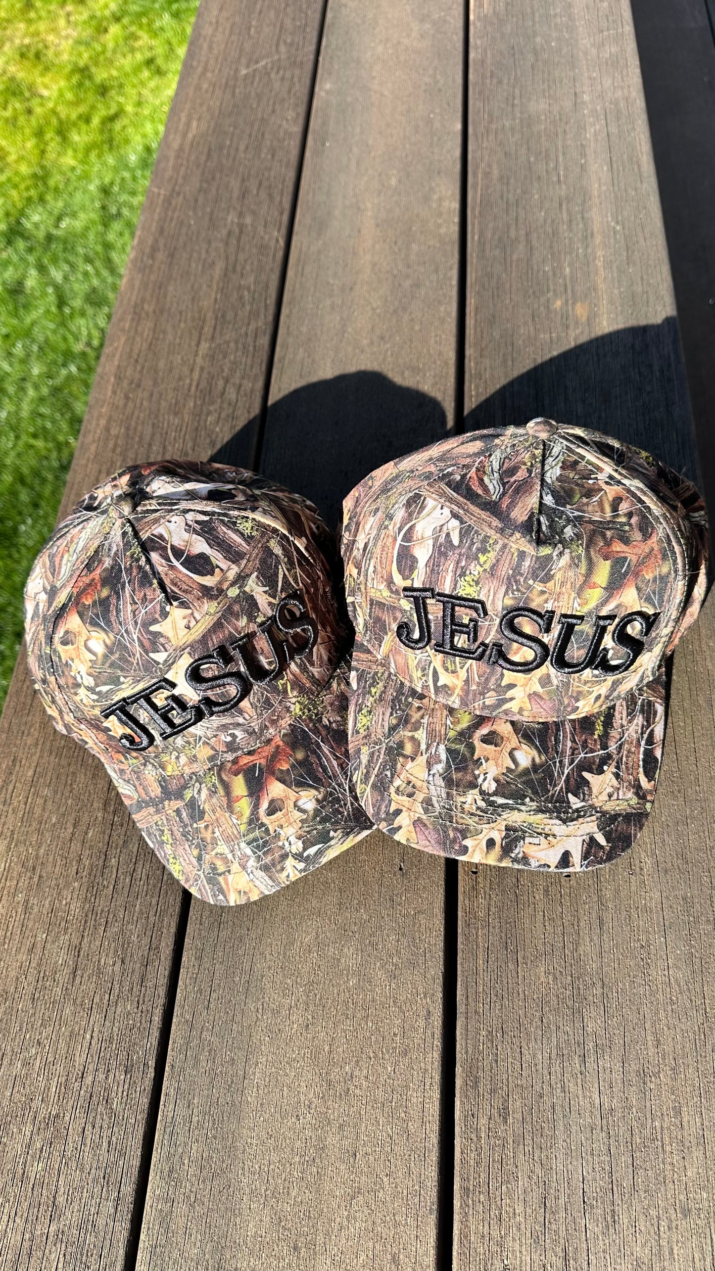 JESUS Camo Trucker Hat