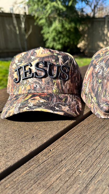 JESUS Camo Trucker Hat