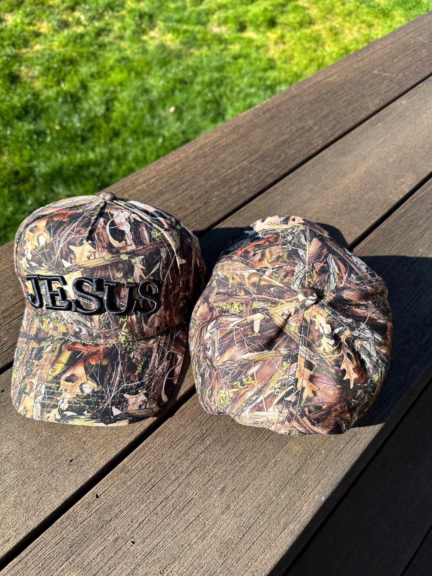 JESUS Camo Trucker Hat