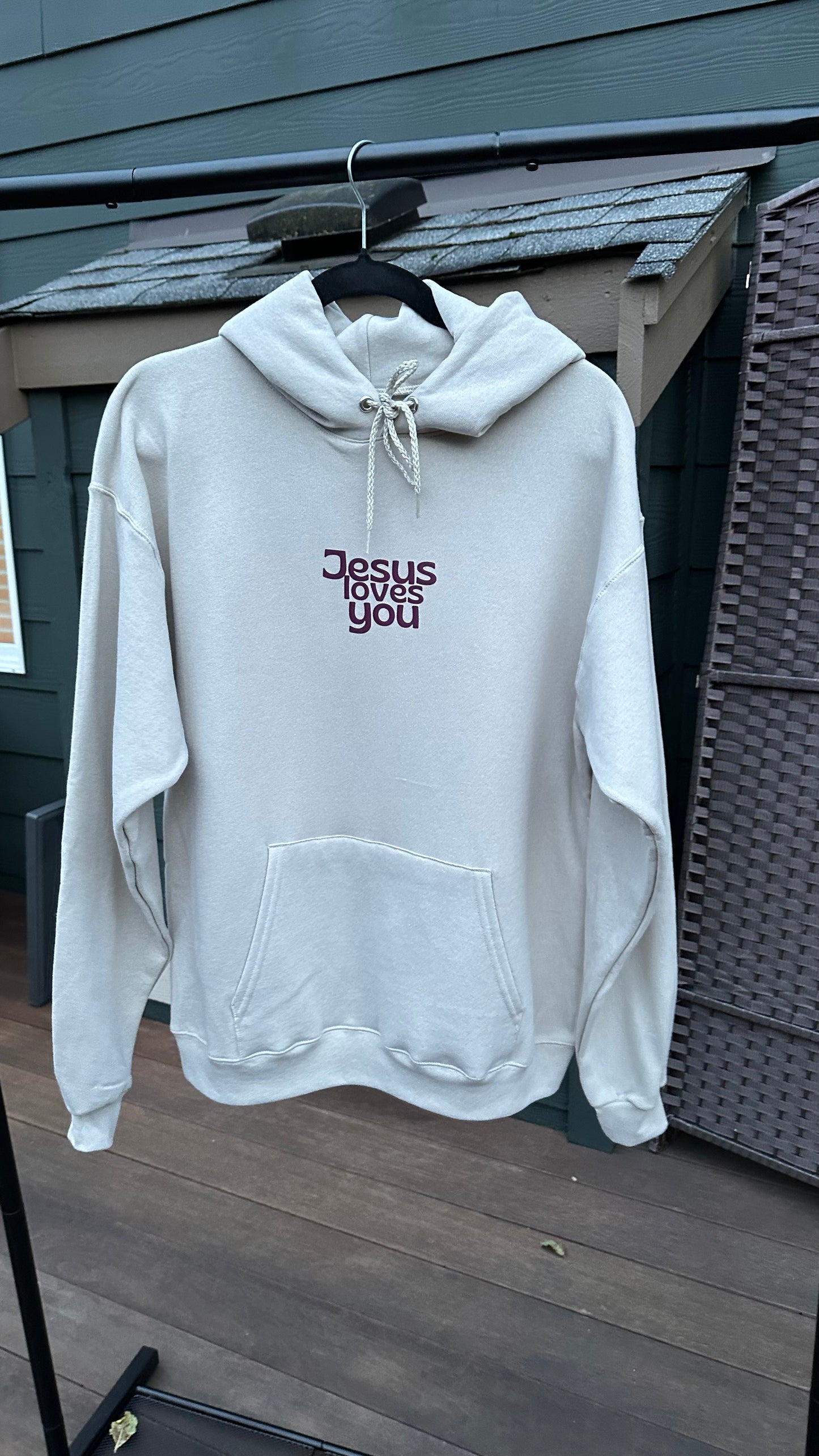 Jesus loves you hoodie