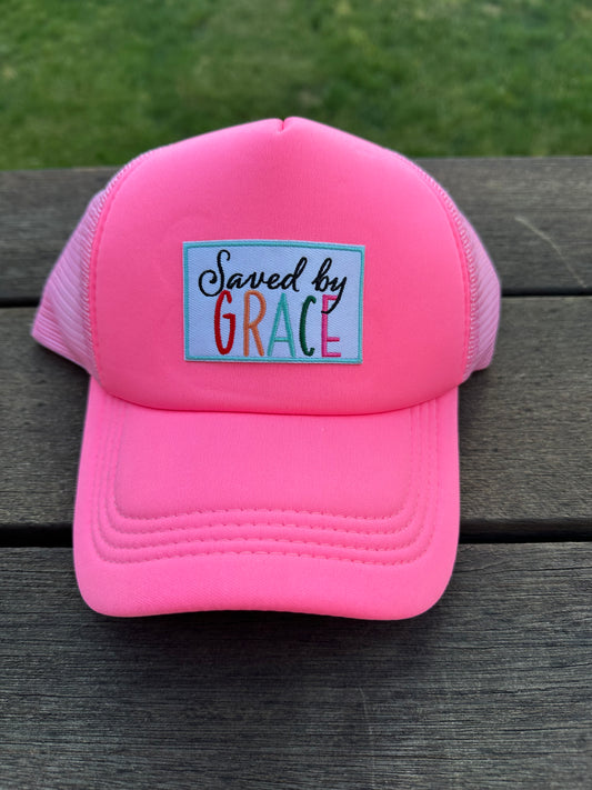 Saved By Grace Trucker Hat