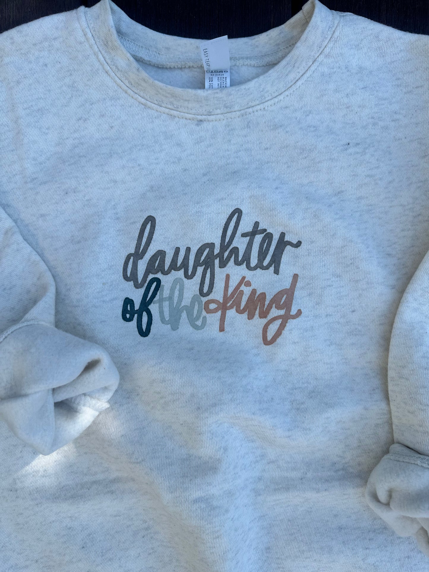 Daughter of the King Toddler Crewneck