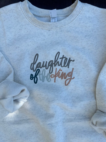 Daughter of the King Toddler Crewneck