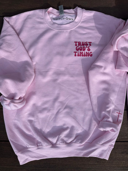Trust God's Timing Crewneck